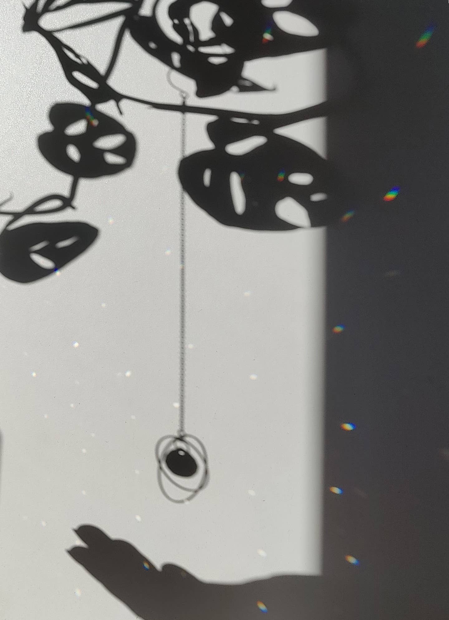 GALAXY MINI | Handgemachter Suncatcher mit Glaskristall