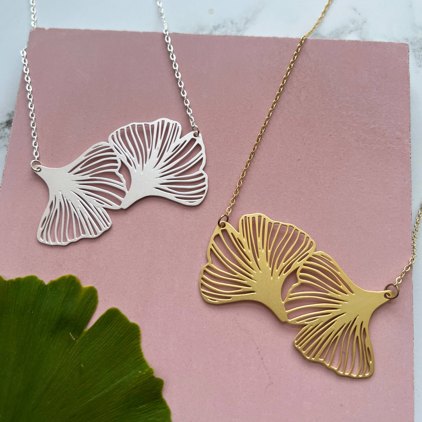 GINGKO STATEMENT HALSKETTE | GOLD