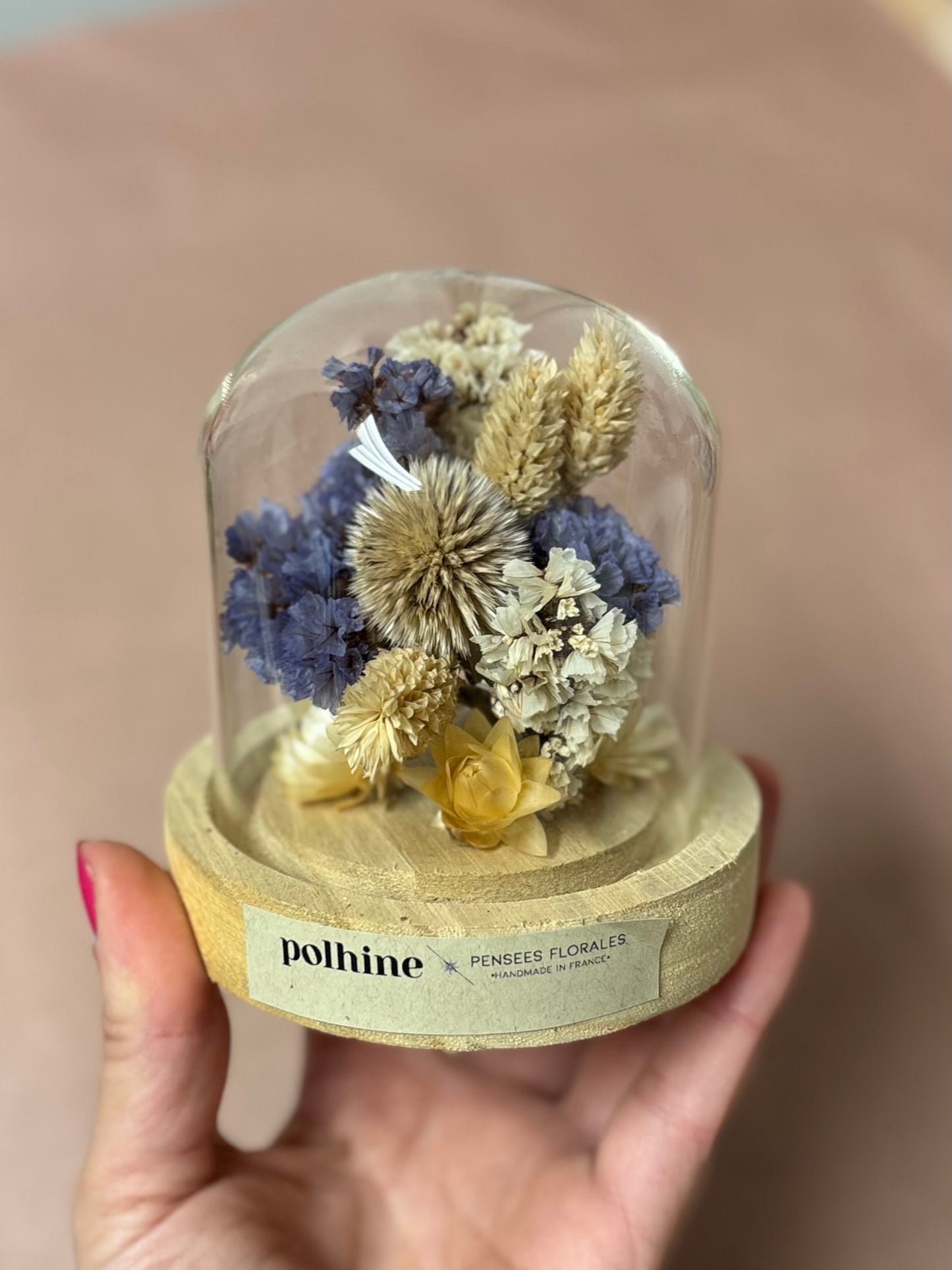 TROCKENBLUMEN KUPPEL | Blue & beige