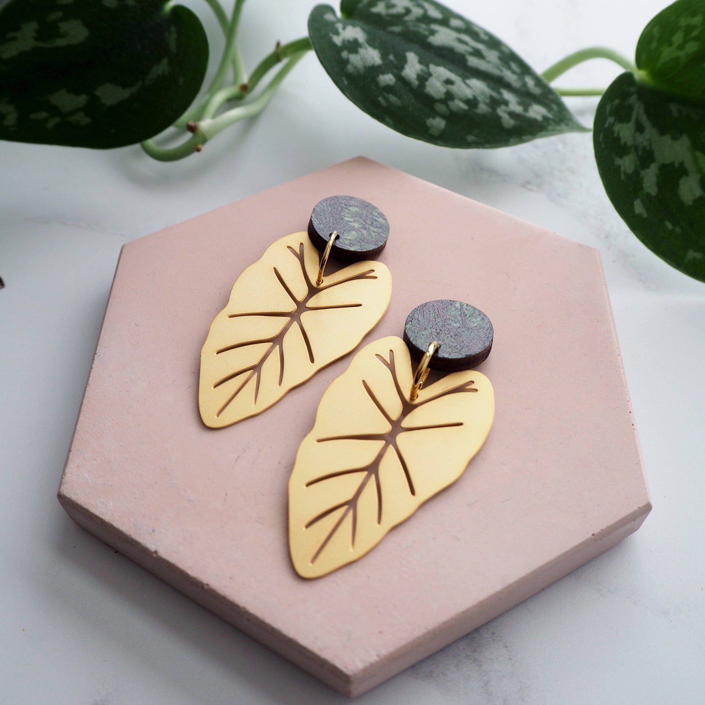 ALOCASIA OHRRINGE | GOLD