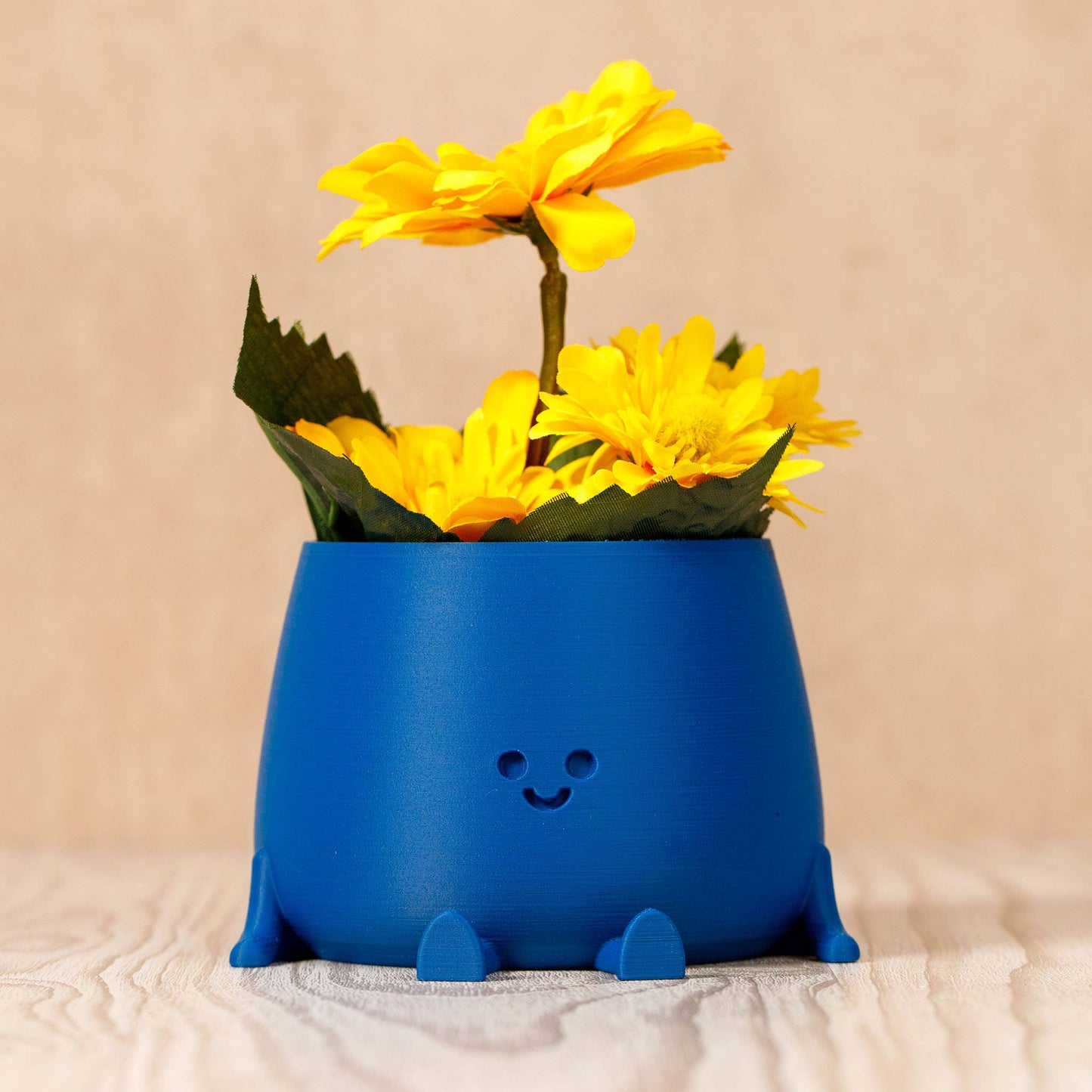 POT DE FLEURS POT HEUREUX | BLEU COBALT