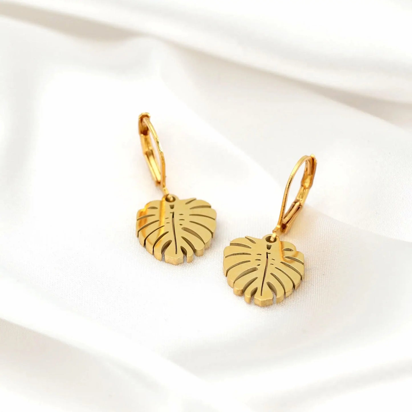 MONSTERA CLASSY OHRRINGE | GOLD