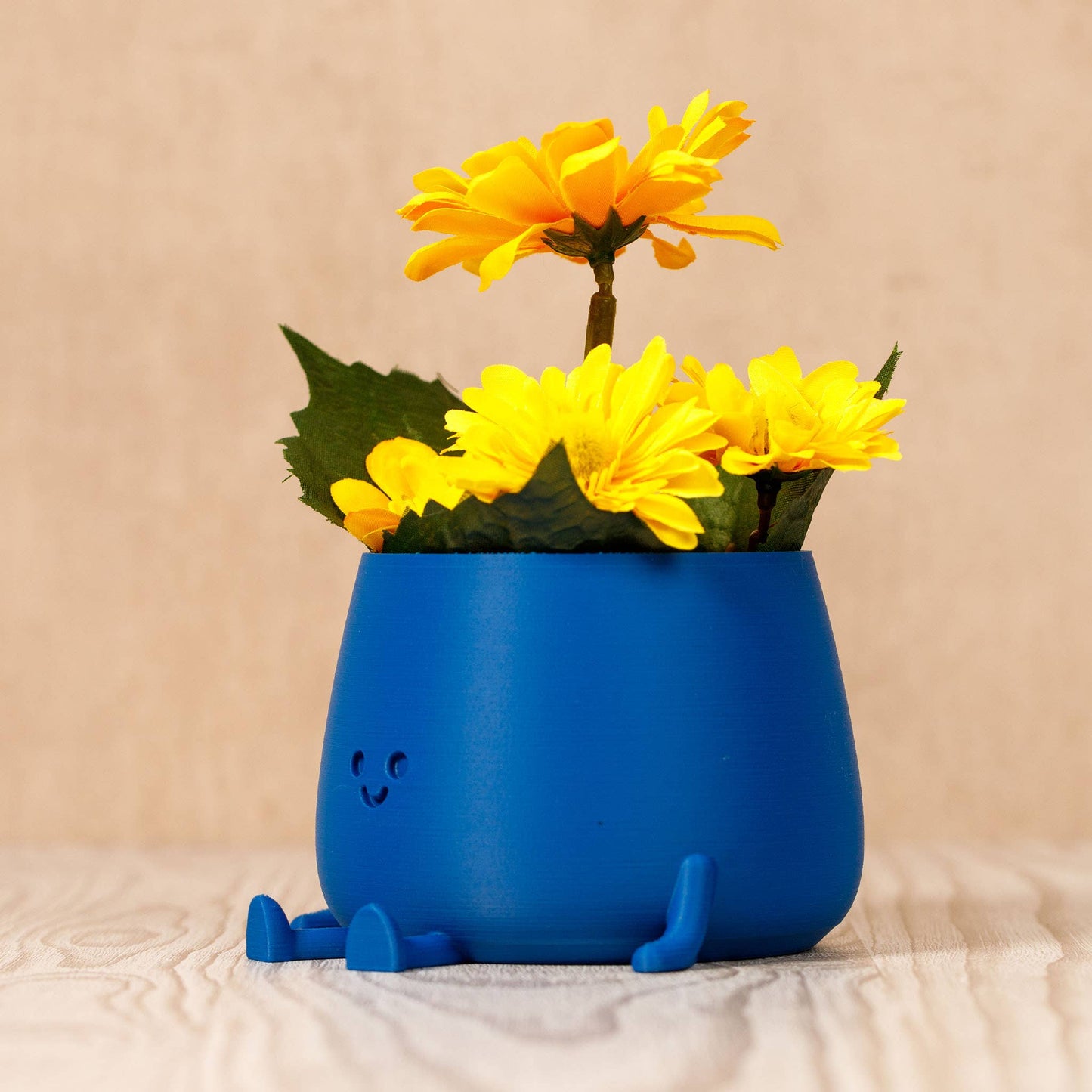 POT DE FLEURS POT HEUREUX | BLEU COBALT