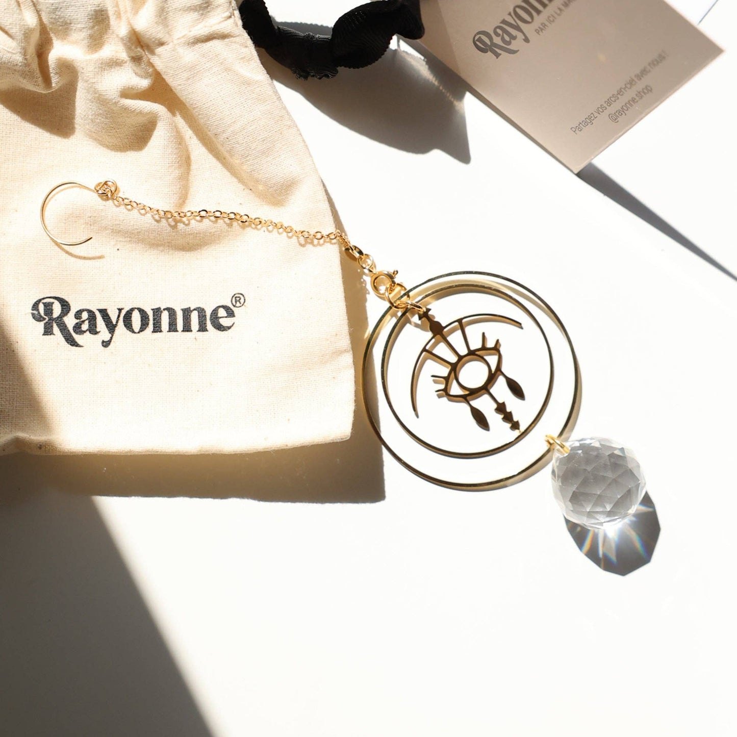 GLEAM | Handgemachter Suncatcher mit Glaskristall