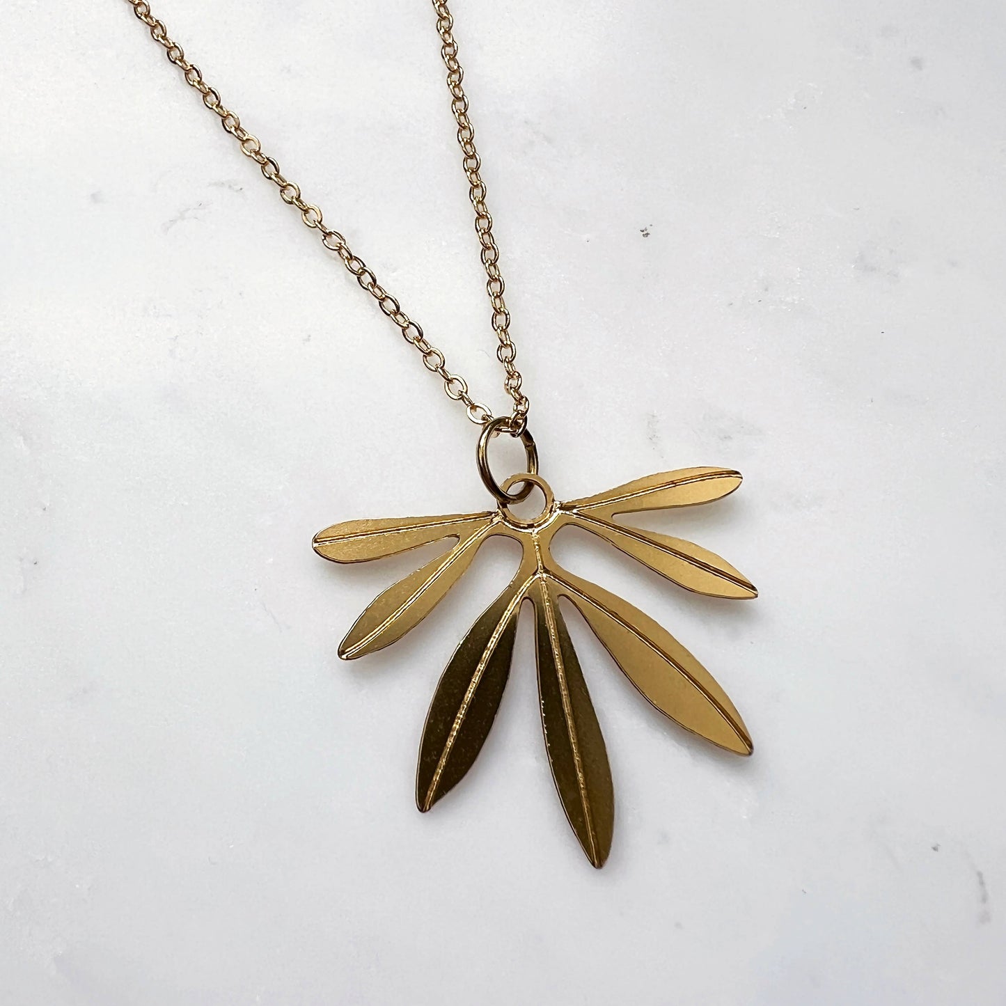 PALMEN HALSKETTE | GOLD