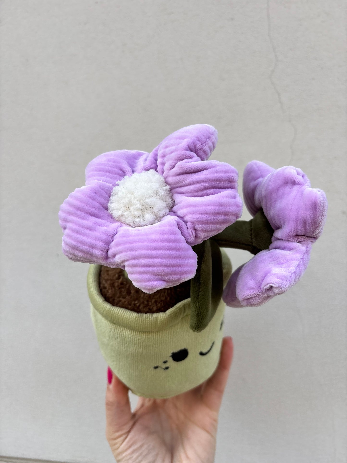 BLUMI VIOLETT | Blumen Plüschpflanze