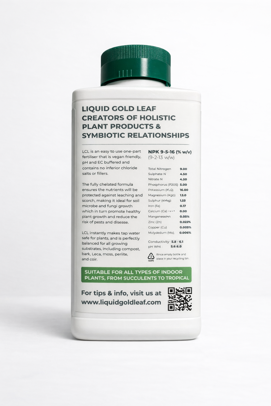 LIQUID GOLD LEAF | All in one Dünger für Zimmerpflanzen