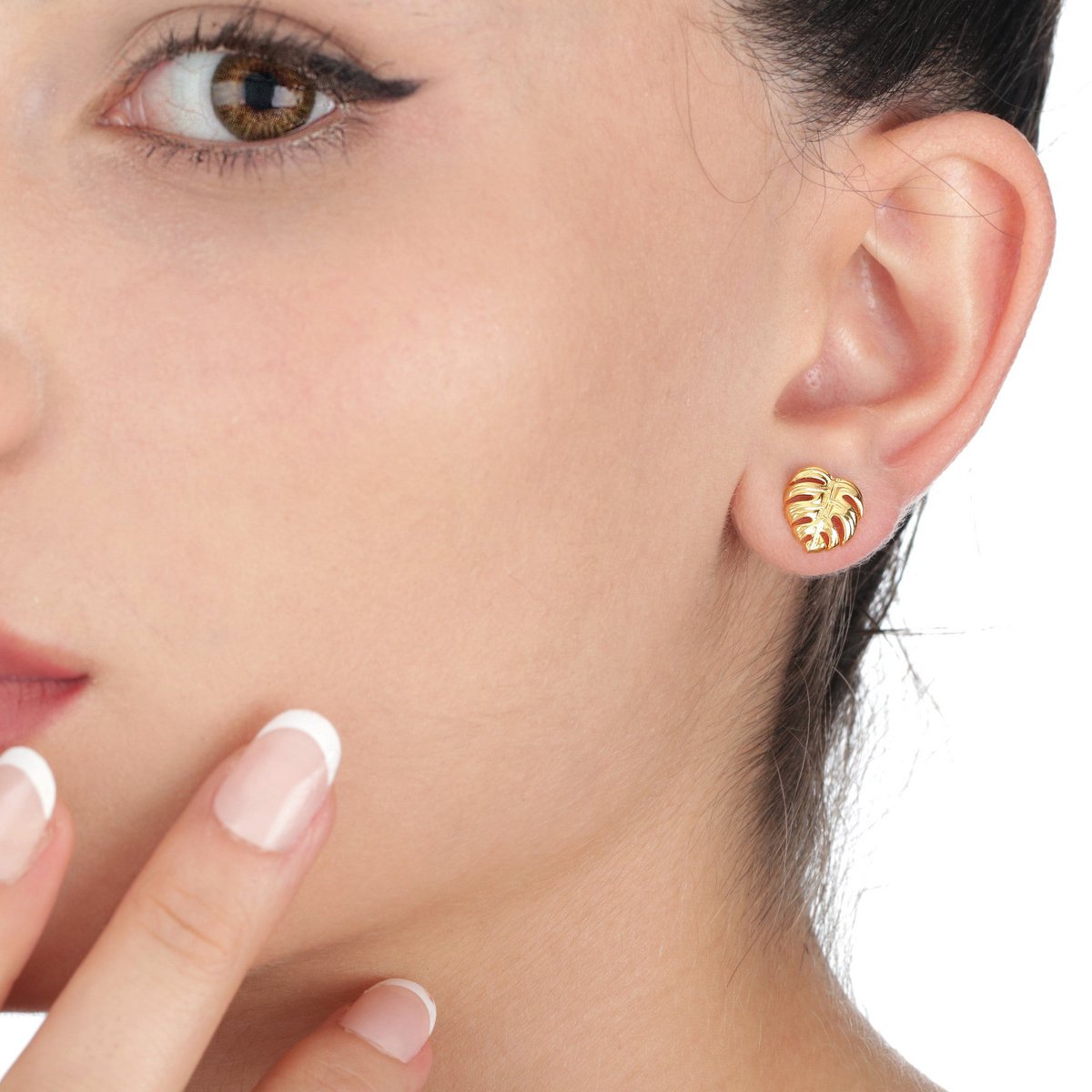 MONSTERA OHRSTECKER | GOLD