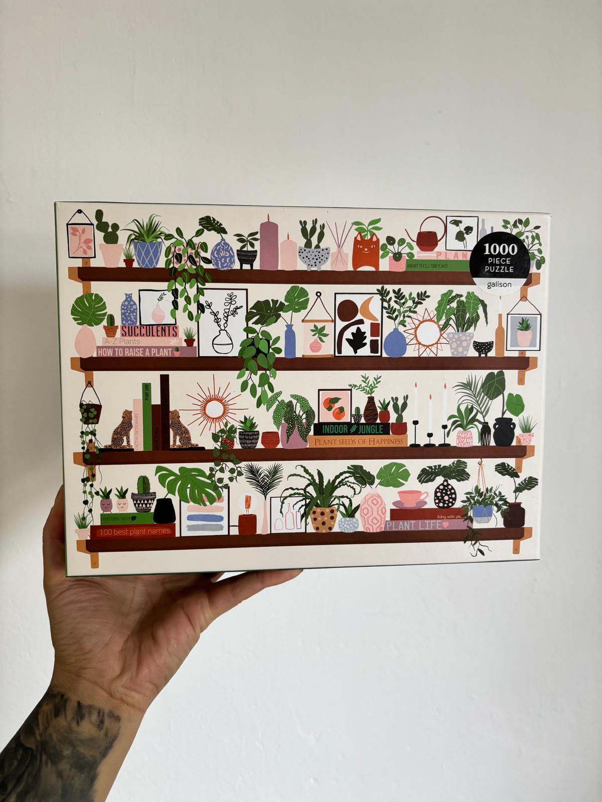 DAS PFLANZENREGAL | Pflanzenpuzzle mit 1000 Teilen