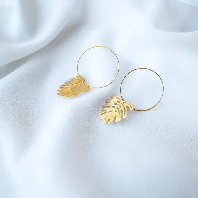 MONSTERA JUNGLE CREOLEN | Gold