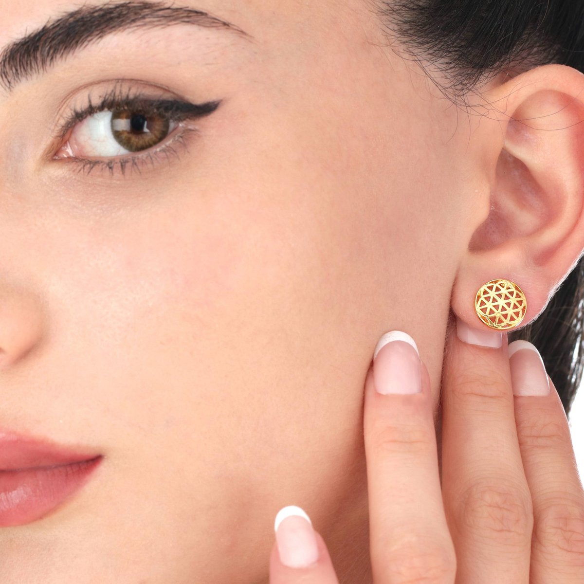 BLUME DES LEBENS OHRSTECKER | GOLD