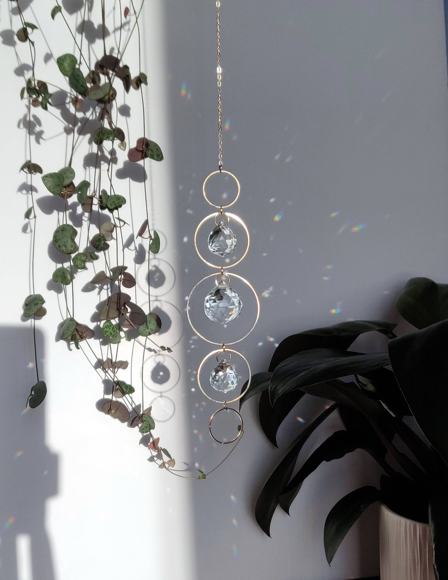 CONSTELLATION | Handgemachter Suncatcher mit Glaskristallen