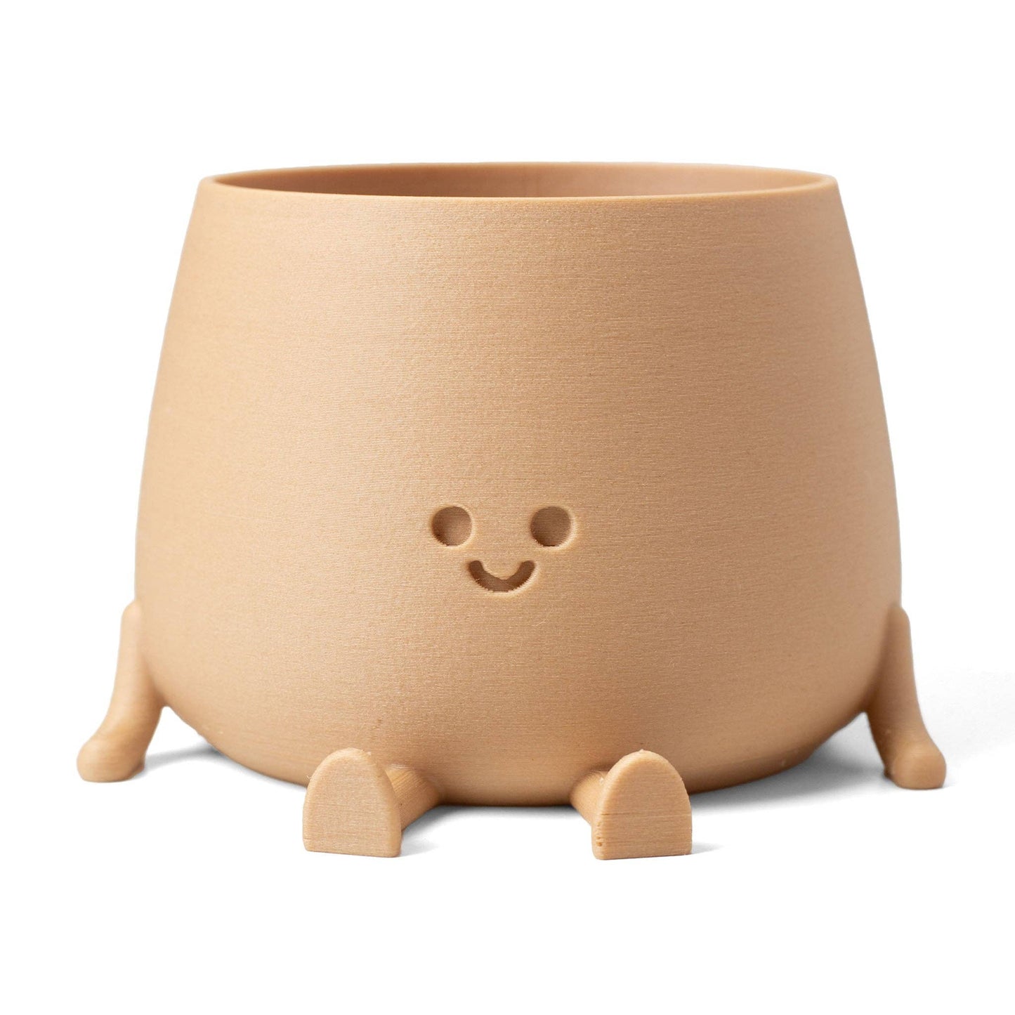 HAPPY POT WOODY | Flowerpot from the 3D printer