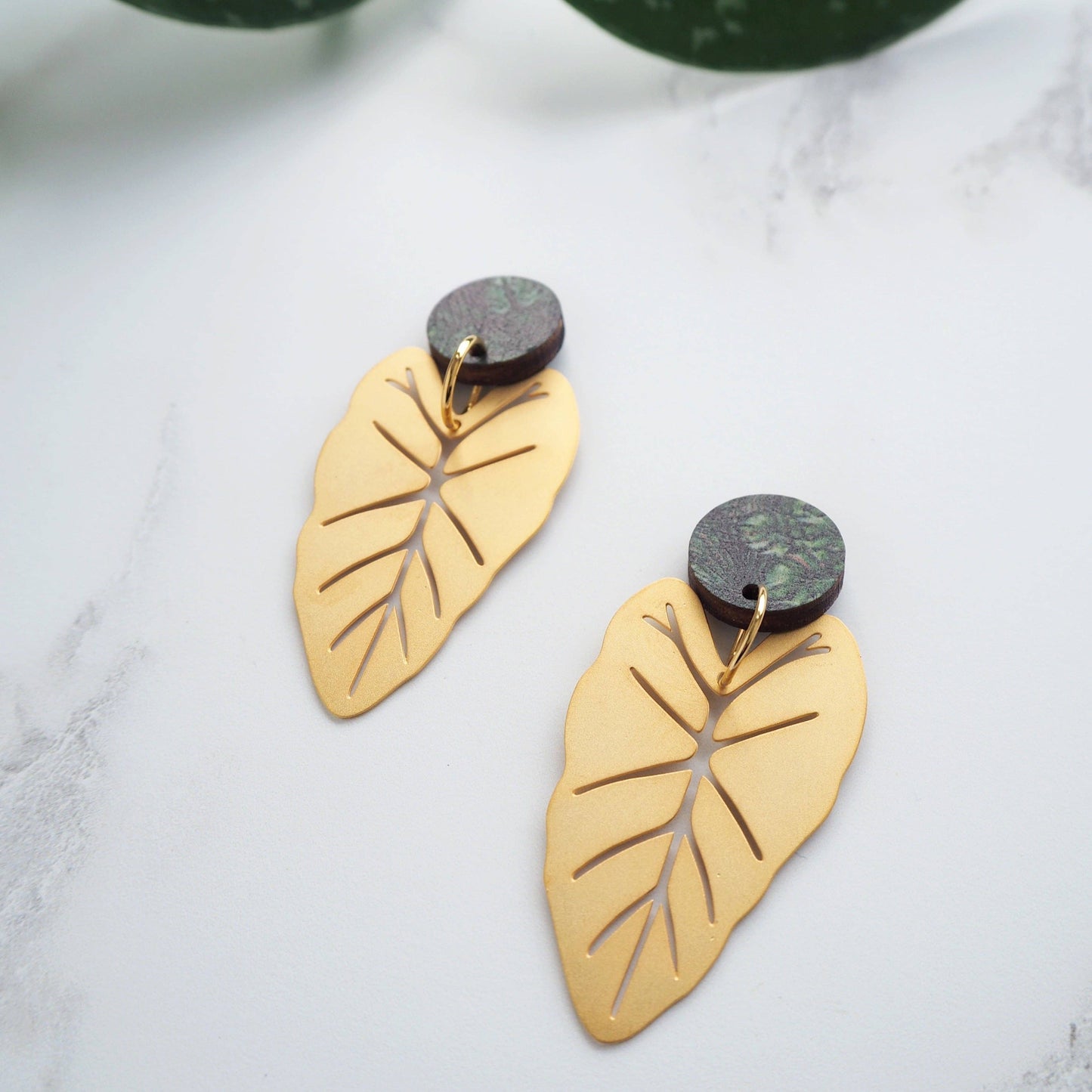 ALOCASIA OHRRINGE | GOLD