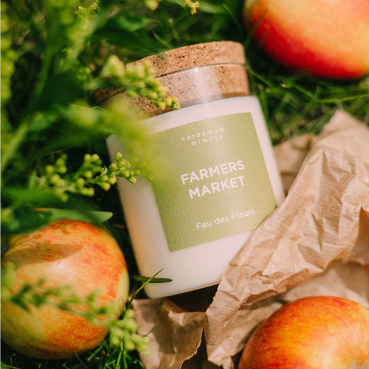 MARCHÉ DE PRODUCTEURS | Bougie parfumée et diffuseur de parfum d'ambiance