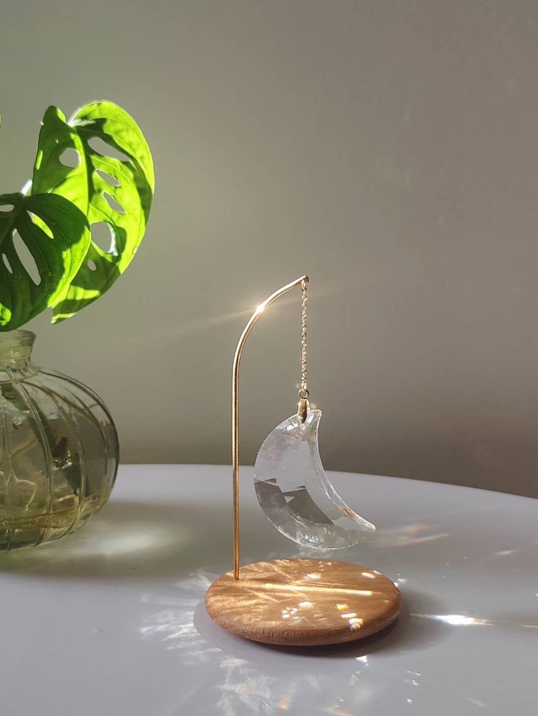 MYSTIQUE | Handmade Feng Shui Suncatcher with Glass Crystal