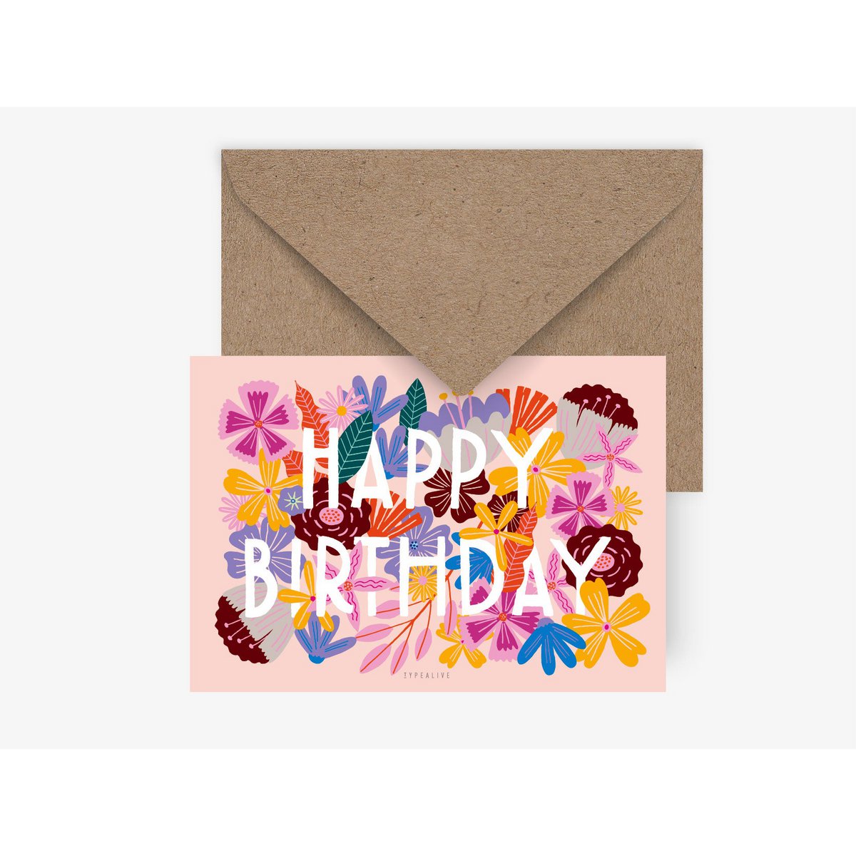BLOOMY BIRTHDAY | POSTKARTE