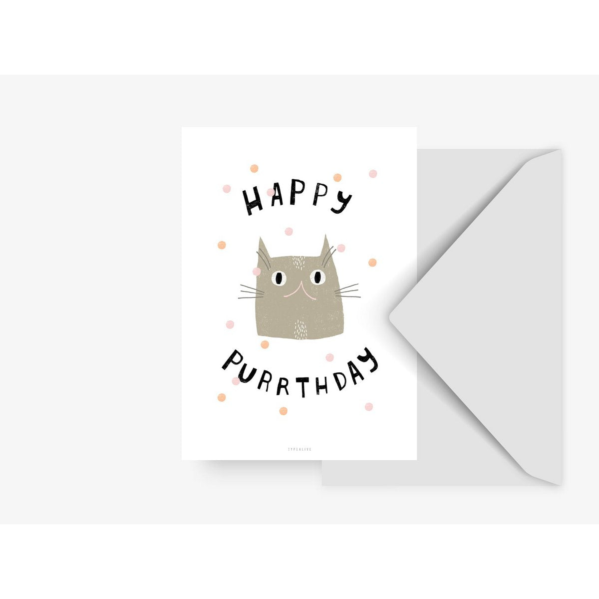 HAPPY PURRTHDAY | POSTKARTE