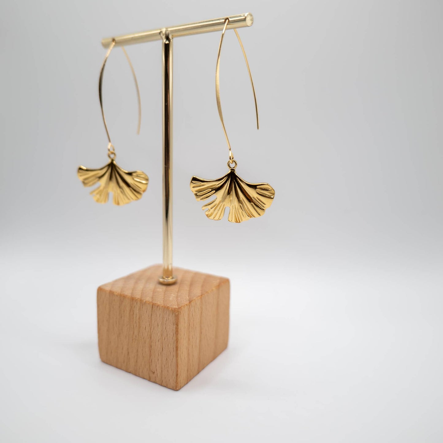 GINGKO | Goldene Ohrringe