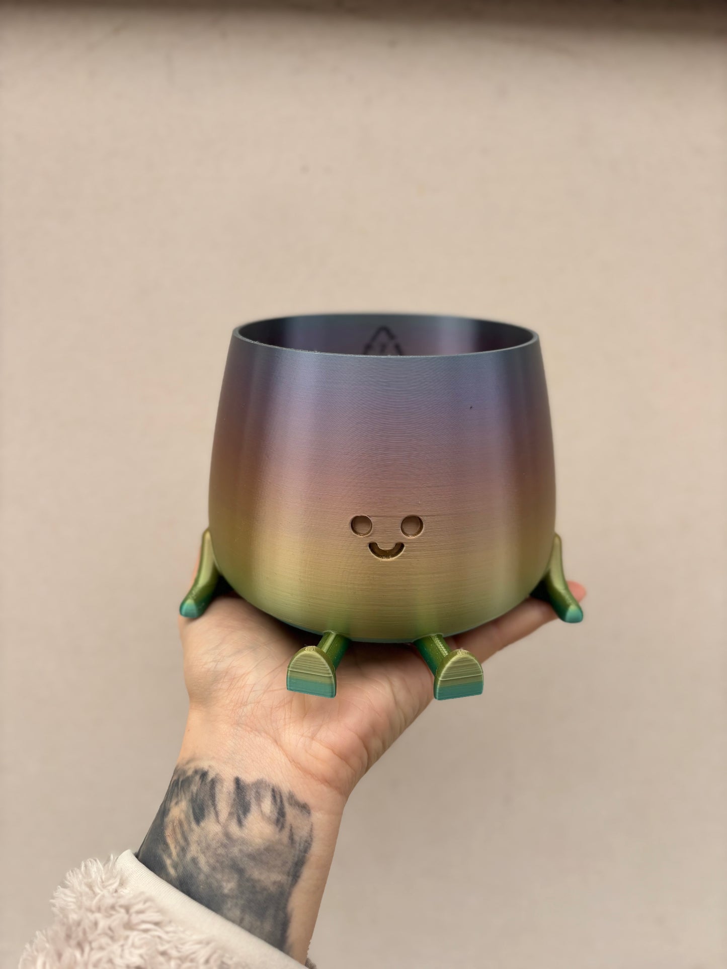 HAPPY POT RAINBOW | Blumentopf aus dem 3D Drucker
