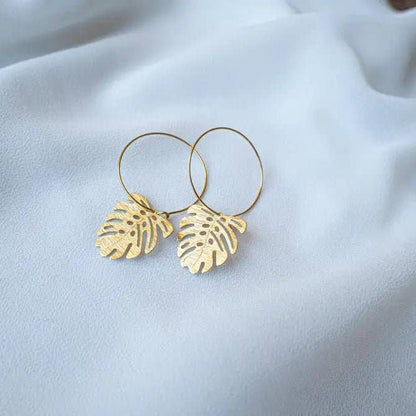 MONSTERA JUNGLE CREOLEN | Gold