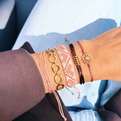 FLOWER & MOKKA | Bracelet with a delicate floral motif