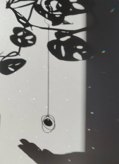 GALAXY MINI | Handmade suncatcher with glass crystal