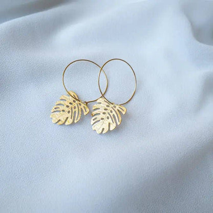 MONSTERA JUNGLE CREOLEN | Gold