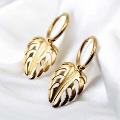 MONSTERA CREOLEN | Gold 18k