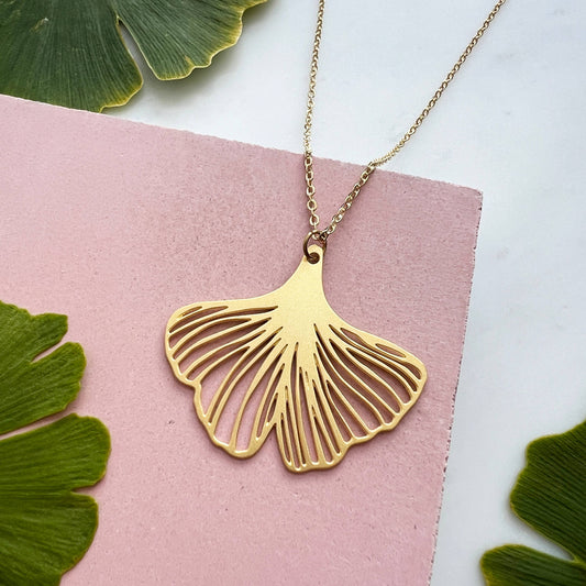GINGKO HALSKETTE | GOLD