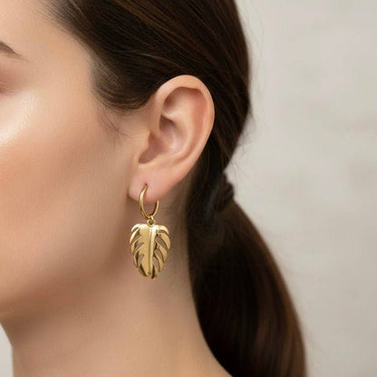 MONSTERA CREOLEN | Gold 18k