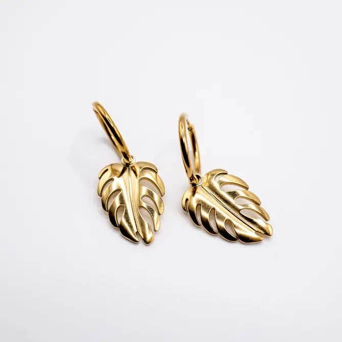 MONSTERA CREOLEN | Gold 18k