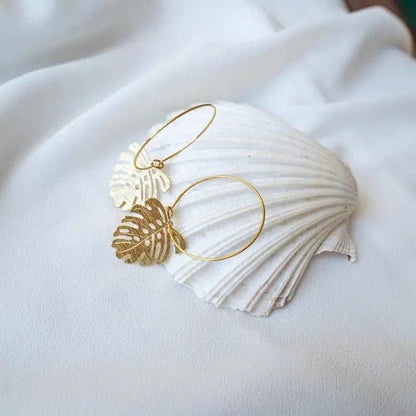 MONSTERA JUNGLE CREOLEN | Gold