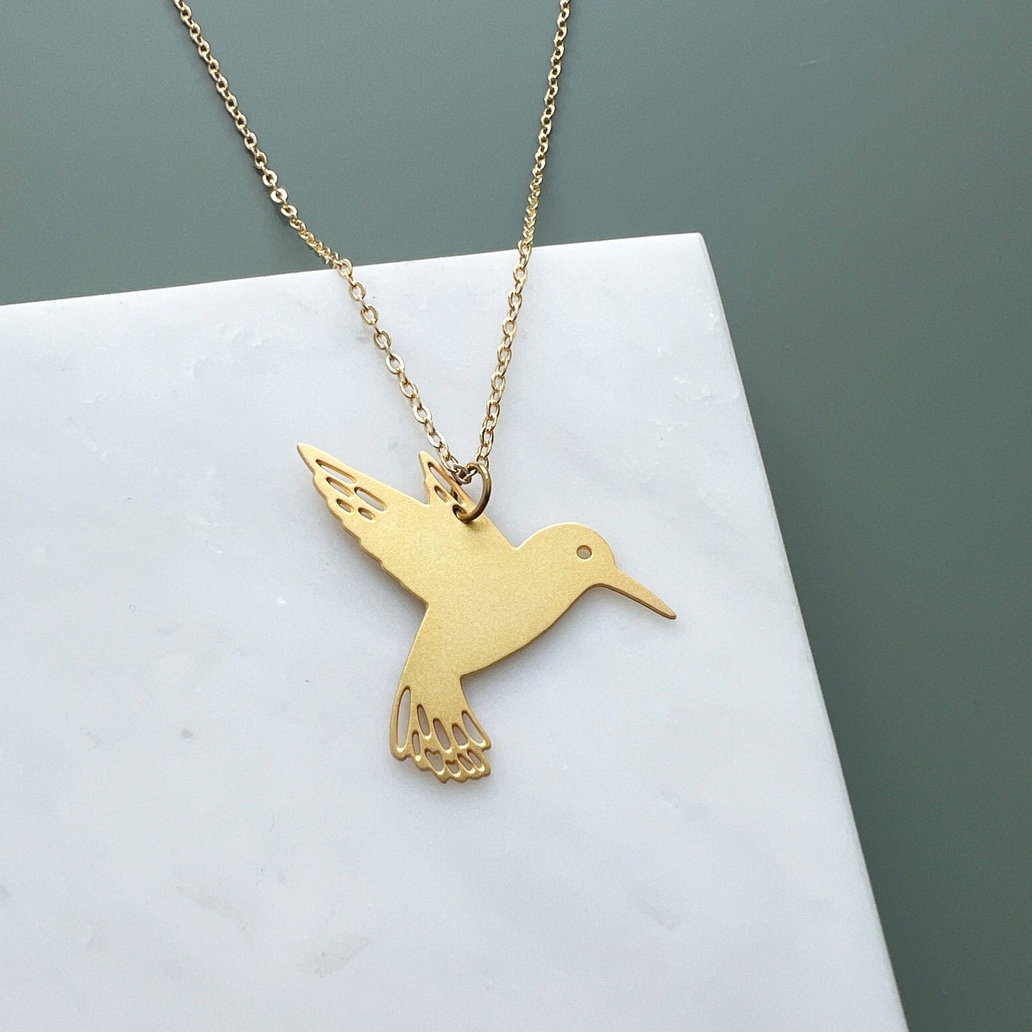 KOLIBRI HALSKETTE | GOLD