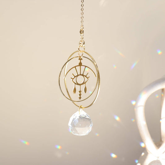 GLEAM | Handgemachter Suncatcher mit Glaskristall