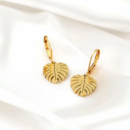 MONSTERA CLASSY OHRRINGE | GOLD