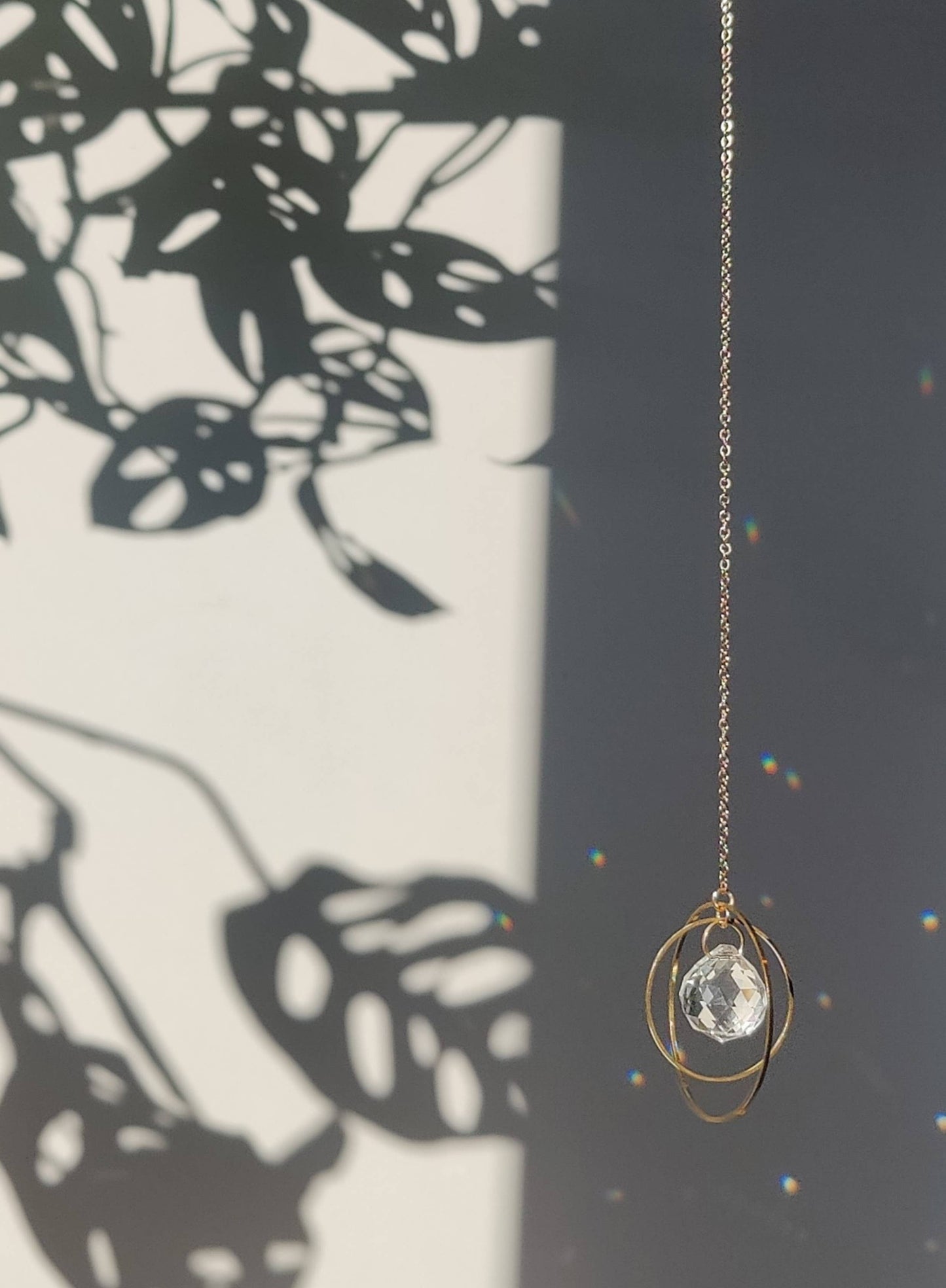 GALAXY MINI | Handmade suncatcher with glass crystal