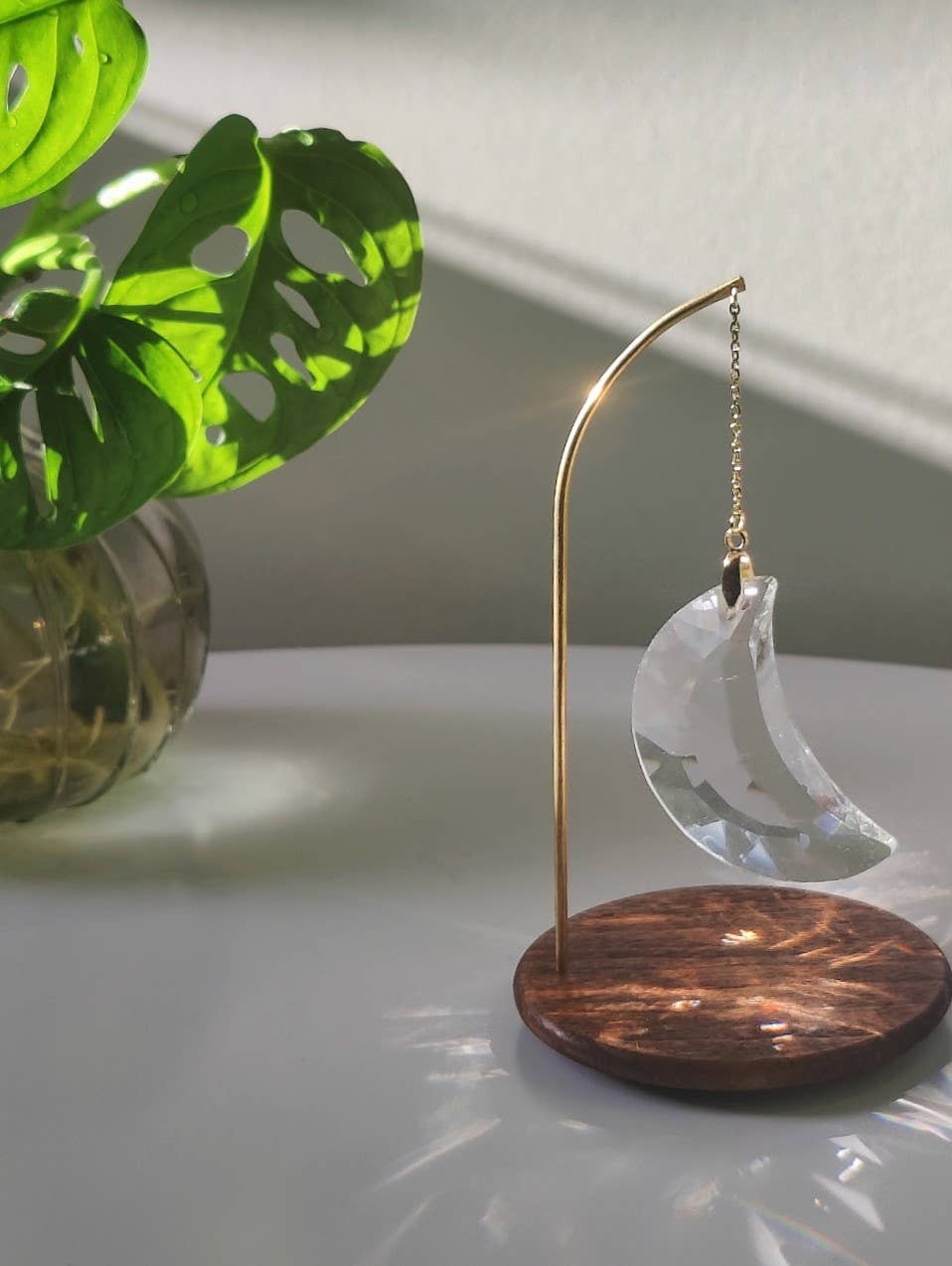 MYSTIQUE | Handmade Feng Shui Suncatcher with Glass Crystal