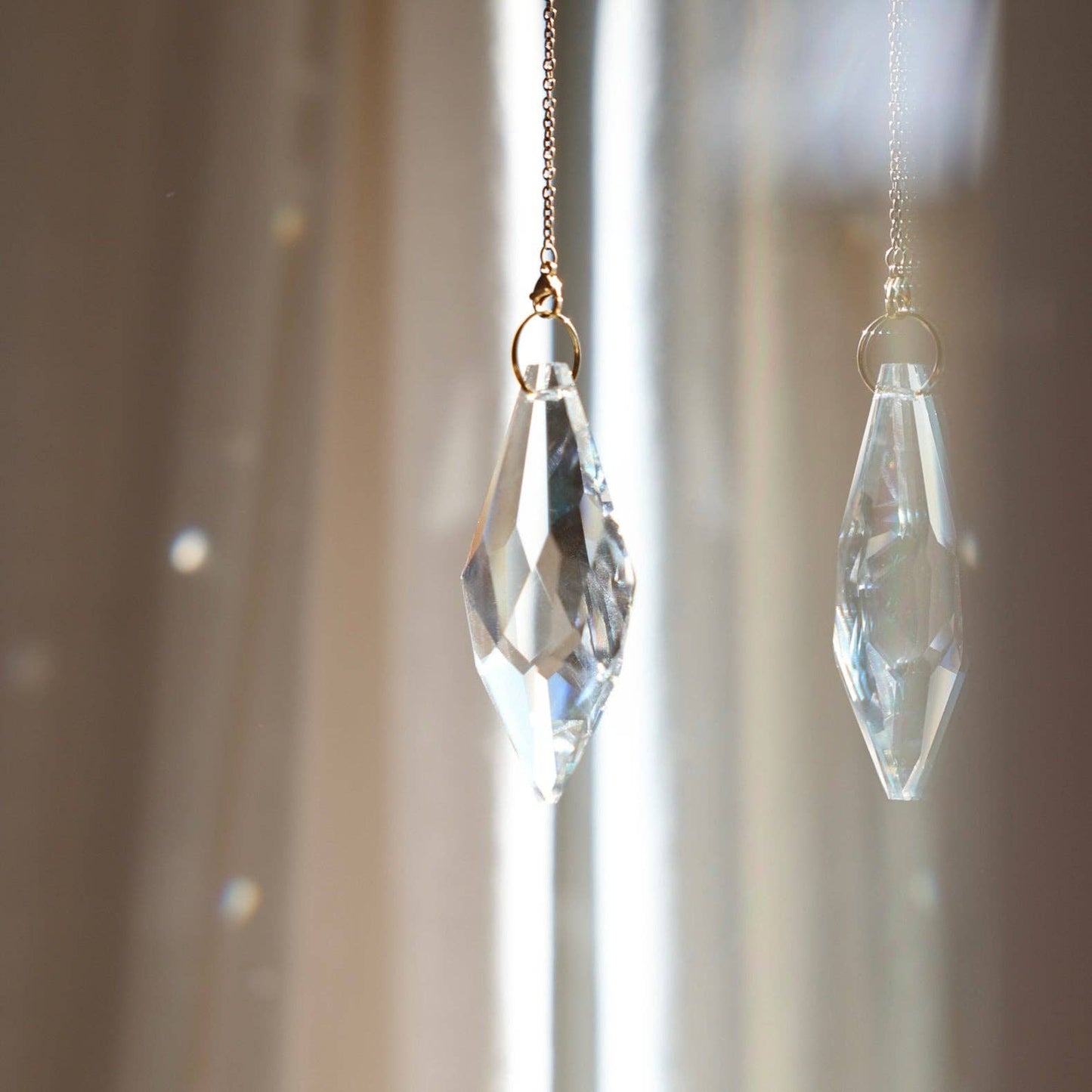 PRISM | Handmade suncatcher with large glass crystal