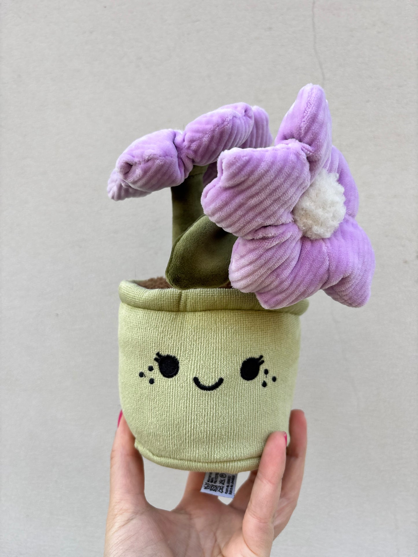 BLUMI VIOLETT | Blumen Plüschpflanze