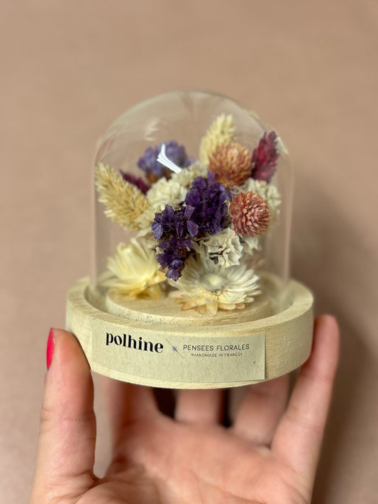 TROCKENBLUMEN KUPPEL | Beige & blue