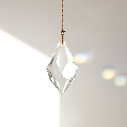PRISM | Handmade suncatcher with large glass crystal
