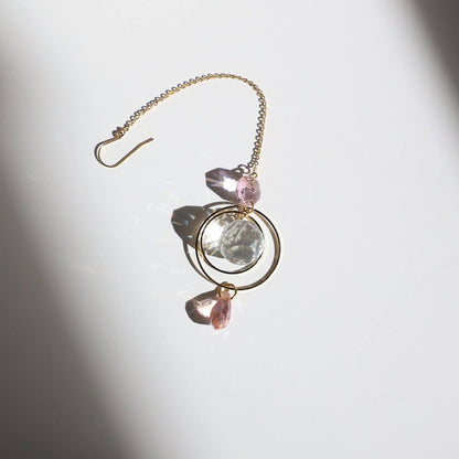 PEARL | Suncatcher with glass crystal handmade in France