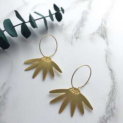 GÄNSEBLÜMCHEN CREOLEN | GOLD