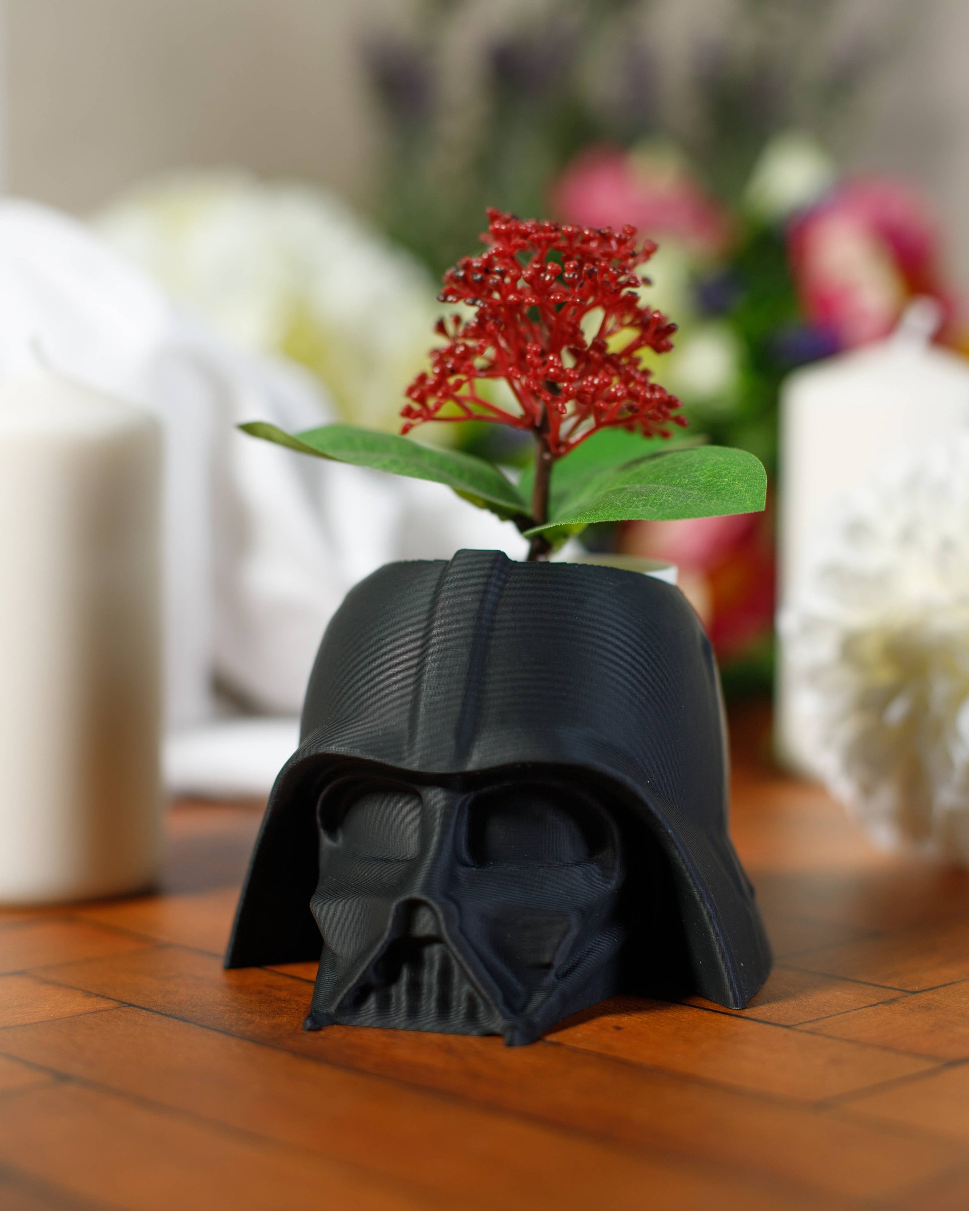 DARTH VADER Star Wars flowerpot from the 3D printer – EDEL GRÜN