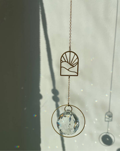 PRISMA | Attrape-soleil fait main avec cristal de verre