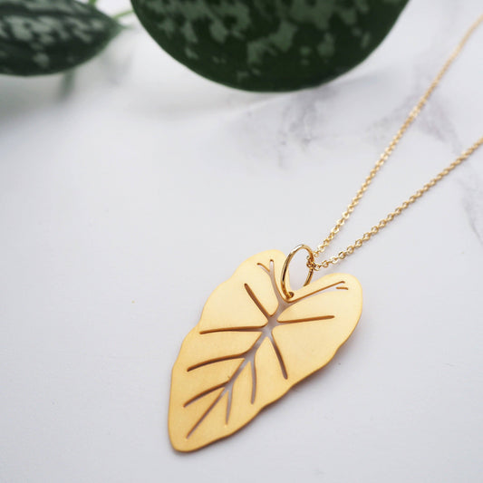 ALOCASIA HALSKETTE | GOLD
