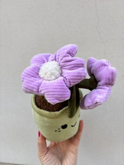 BLUMI VIOLETT | Blumen Plüschpflanze