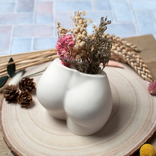 CURVY | Handgemachte Vase aus Jesmonite