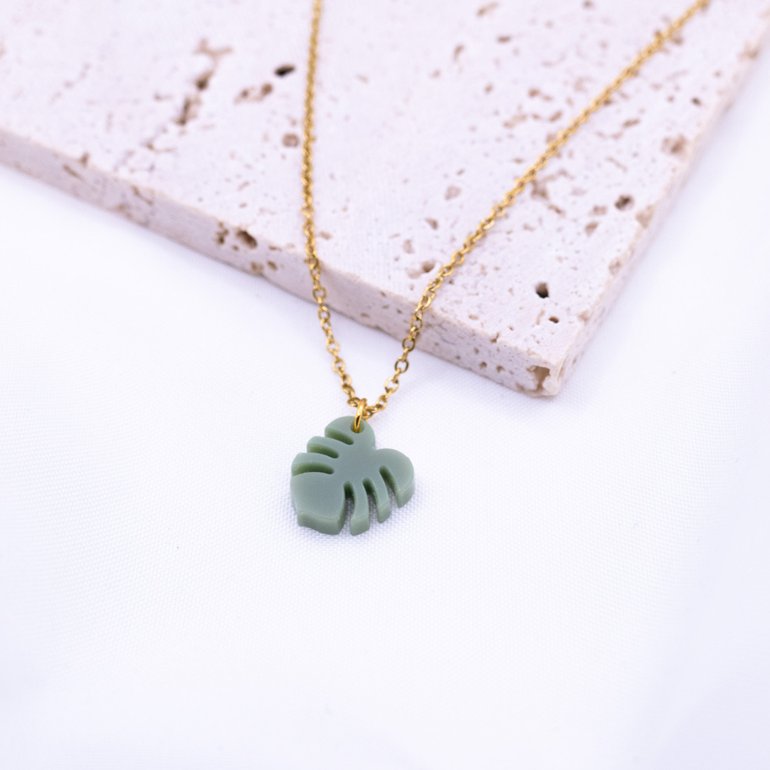 MONSTERA HALSKETTE | GREEN